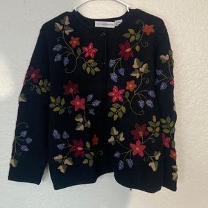 Vintage Marisa Christina sweater Women’s LARGE 100% Wool